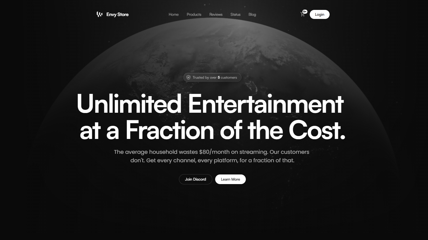 Envy Orion storefront theme preview