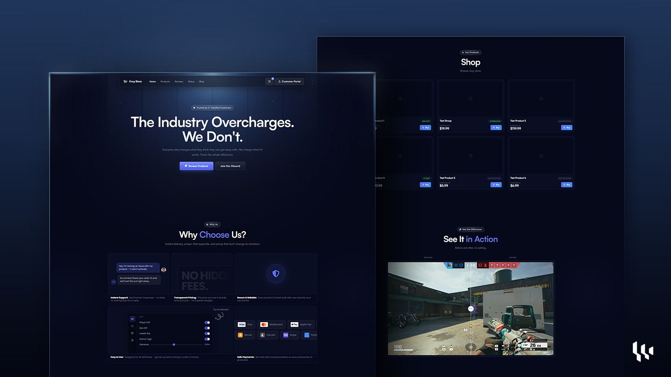 Envy Polaris theme preview
